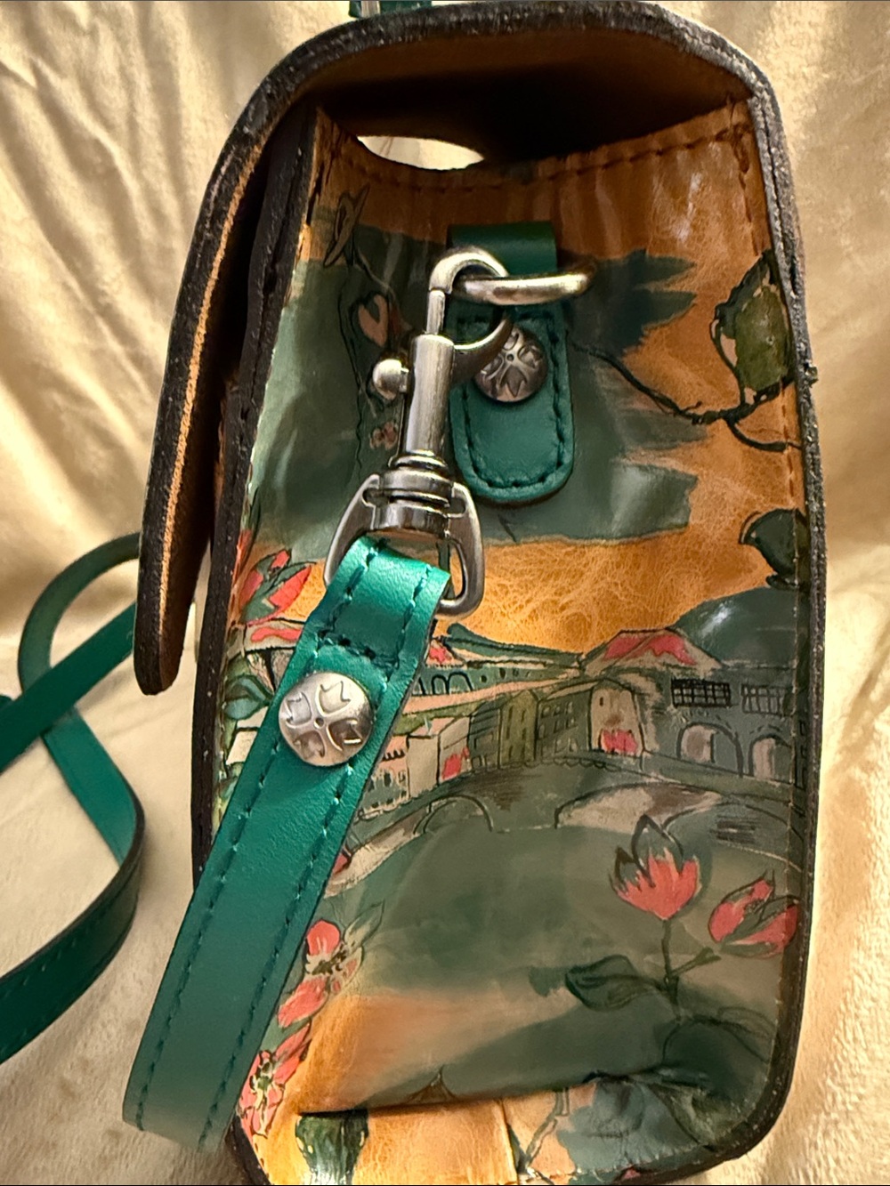 Patricia Nash “Chauny” Beautiful Girl Collection, crossbody/top handle, NWT. - Picture 4 of 12